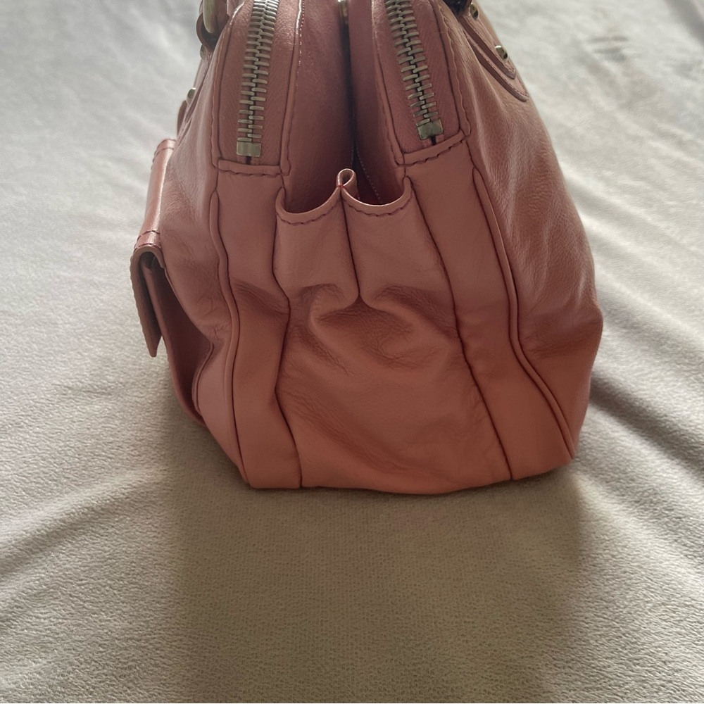 Marc Jacobs “Blake” baby pink leather made in Italy satchel handbag - Picture 6 of 16